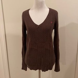 Old Navy Woman’s Brown V-neck Sweater